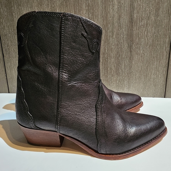Free People New Frontier Western Boots Size 7.5 - Picture 4 of 7